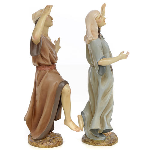 Nativity figurine, couple of dancers, 30cm (antique decoration) 2