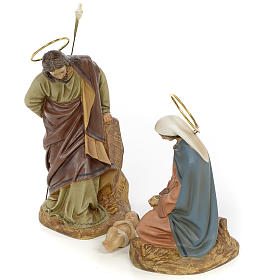 Heilige Familie: Geburtsszene 20cm, fein Finish