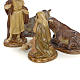 Nativity with 5 pieces, 15cm (burnished decoration) s2