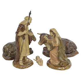 Natività 5pz. 15 cm dec. brunita