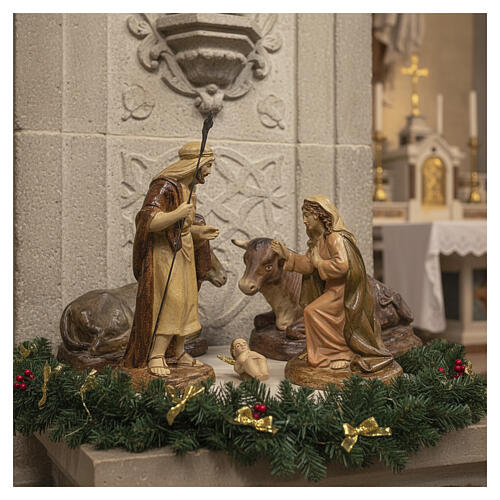 Natività 5pz. 15 cm dec. brunita 2