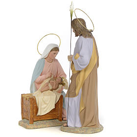 Heilige Familie: Geburtsszene 40cm Holzmasse