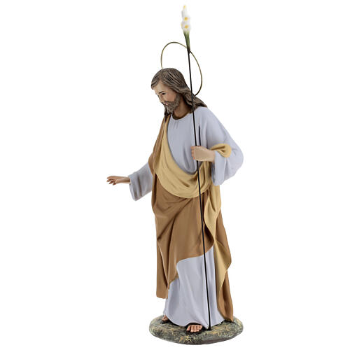 Natività 40 cm pasta di legno dec. fine 9