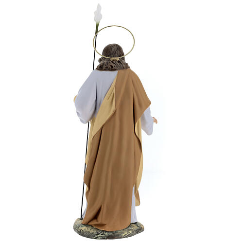 Natività 40 cm pasta di legno dec. fine 14