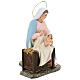 Nativity scene in wood pulp, 40cm (fine decoration) s10
