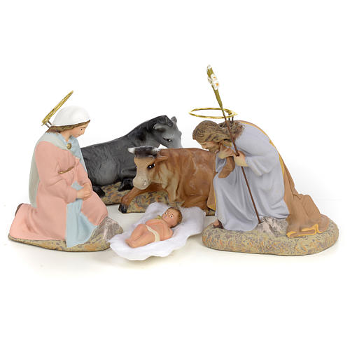 Nativity with 5 pieces, 40cm (fine decoration) 1