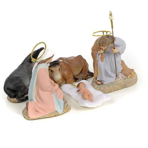 Nativity with 5 pieces, 40cm (fine decoration) 4