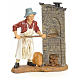 Boulanger en résine crèche 20 cm s1