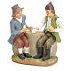 Giocatori di carte al tavolo presepe 20 cm s1