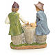Giocatori di carte al tavolo presepe 20 cm s3