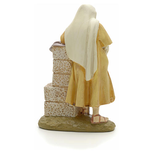 Saint Joseph in painted resin 12cm affordable Landi Collection 3