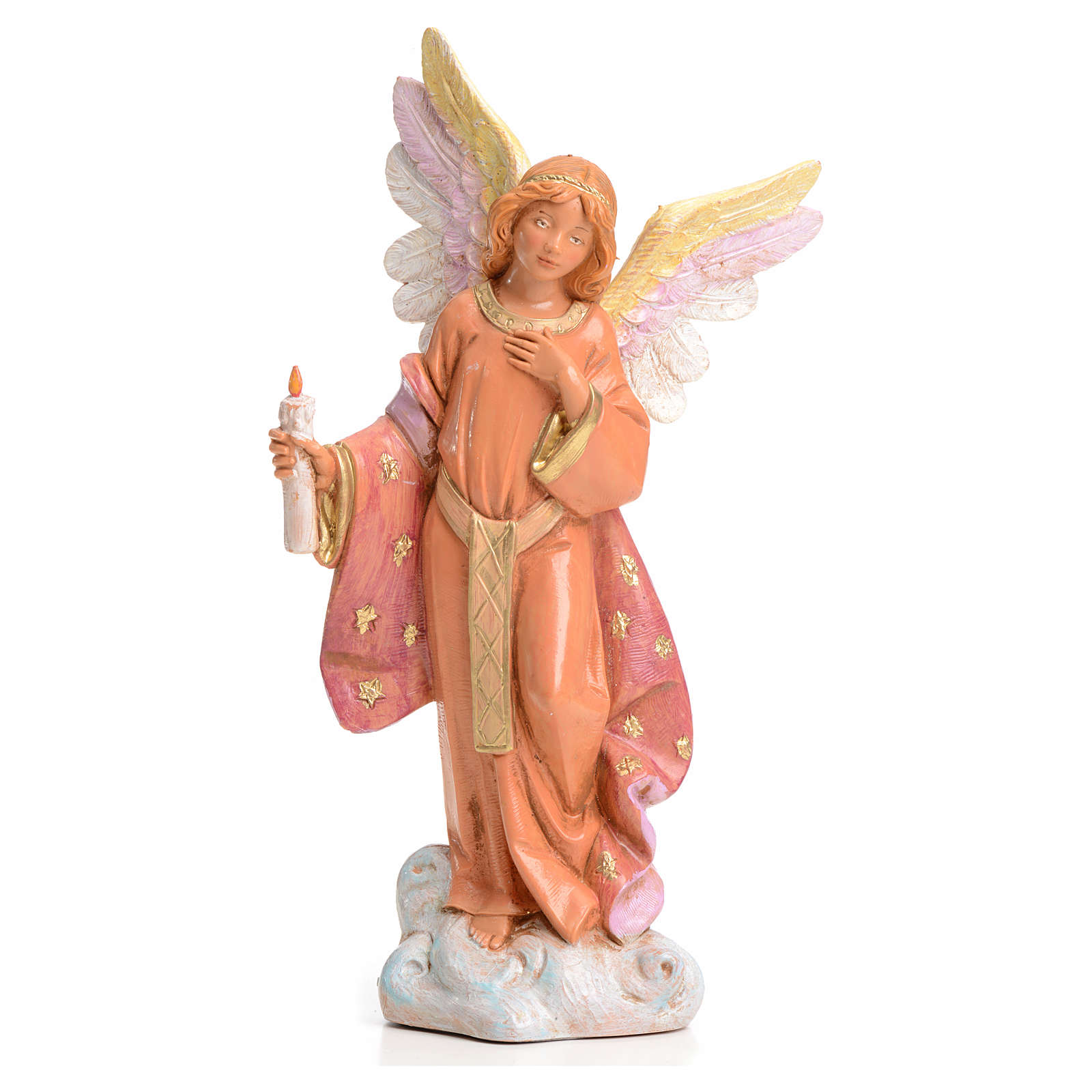 Engel mit Kerze 15cm, Fontanini Online Verfauf auf HOLYART Engel mit Kerze 15cm, Fontanini Online Verfauf auf HOLYART