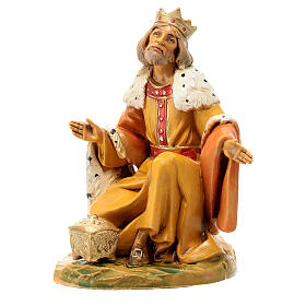 Rei Mago branco 15 cm presépio Fontanini