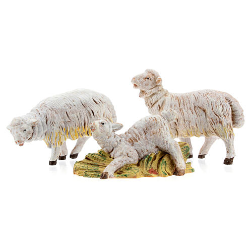 Schafe 3 Stücke für 15cm Krippe Fontanini 1