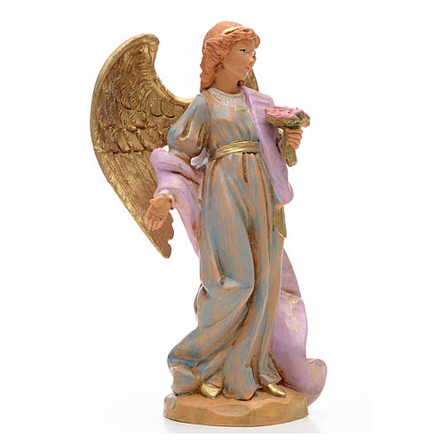 Engel mit Blumenstrauß 17cm, Fontanini 2