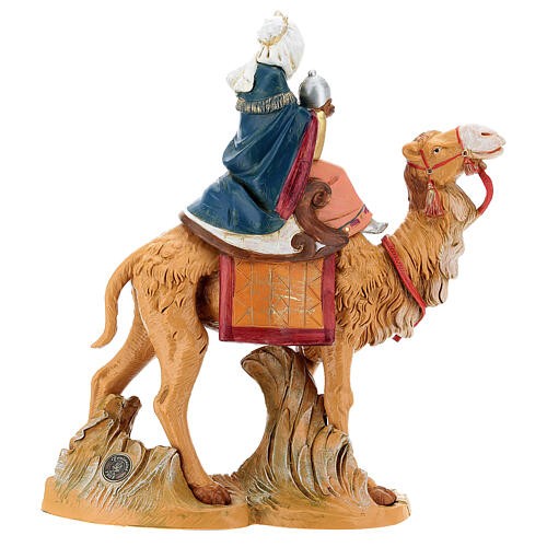 Rei negro no camelo para Presépio Fontanini com figuras de altura média 19 cm 5