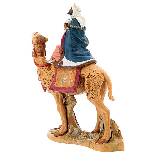 Rei negro no camelo para Presépio Fontanini com figuras de altura média 19 cm 6