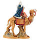 Rei negro no camelo para Presépio Fontanini com figuras de altura média 19 cm s5