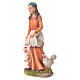 Nativity figurine, woman with hens, 30cm resin s2