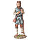 Nativity figurine, shepherd with pole, 30cm resin s1