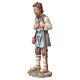 Nativity figurine, shepherd with pole, 30cm resin s2