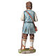 Nativity figurine, shepherd with pole, 30cm resin s3