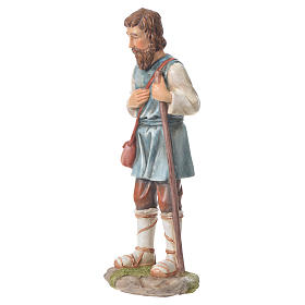 Pastore con bastone presepe 30 cm resina