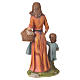 Nativity figurine, woman with little boy, 30cm resin s3