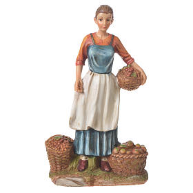 Nativity Fruit and vegetables seller, 30cm resin