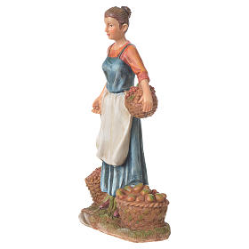 Nativity Fruit and vegetables seller, 30cm resin