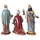 Reyes Magos con costumbres históricos, 3 pdz, para belén de Moranduzzo con estatuas de 10 cm s7