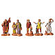 Nativity Scene shepherds and camel by Moranduzzo 3.5cm, 22 pieces s4