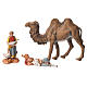 Pastores y camello, 22 pdz, para belén de Moranduzzo con estatuas de 3,5 cm s6