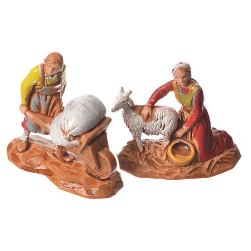 Arts and trades, 11 nativity figurines, 3.5cm Moranduzzo 3