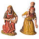 Shepherds, 10 nativity figurines, 6.5cm Moranduzzo s5