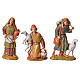 Pastores, 10 sujetos, para belén de Moranduzzo con estatuas de 6,5 cm s2