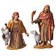 Pastores, 10 sujetos, para belén de Moranduzzo con estatuas de 6,5 cm s4