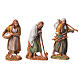 Pastores, 10 pdz, para belén de Moranduzzo con estatuas de 6,5 cm s2