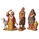 Pastores, 10 pdz, para belén de Moranduzzo con estatuas de 6,5 cm s3