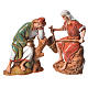 Pastores, 10 pdz, para belén de Moranduzzo con estatuas de 6,5 cm s5