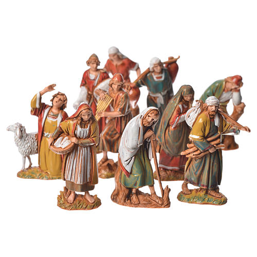 Pastores 10 peças 6,5 cm Moranduzzo 2