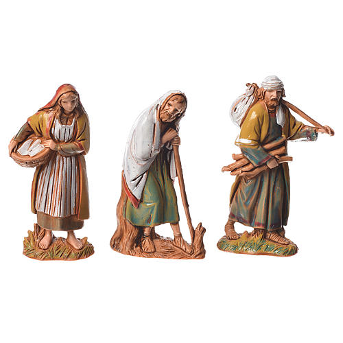 Nativity Scene shepherds figurines by Moranduzzo 6.5cm 2