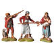 Neapolitan style shepherds, 6 nativity figurines, 6cm Moranduzzo s2
