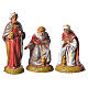 Wise men, 3 nativity figurines, 6cm Moranduzzo s1