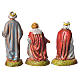 Wise men, 3 nativity figurines, 6cm Moranduzzo s2