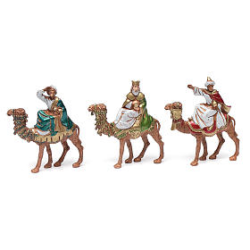 Drei Könige auf Trampeltiere 6cm Moranduzzo