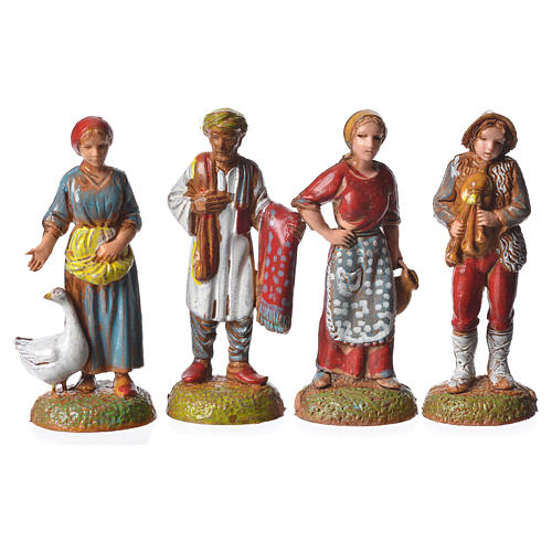 Shepherds, 24 nativity figurines, 6cm Moranduzzo 4