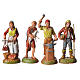 Shepherds, 24 nativity figurines, 6cm Moranduzzo s5