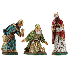 Wise men, 3 nativity figurines, 12cm Moranduzzo
