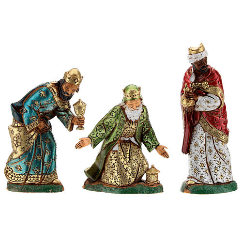 Wise men, 3 nativity figurines, 12cm Moranduzzo 1